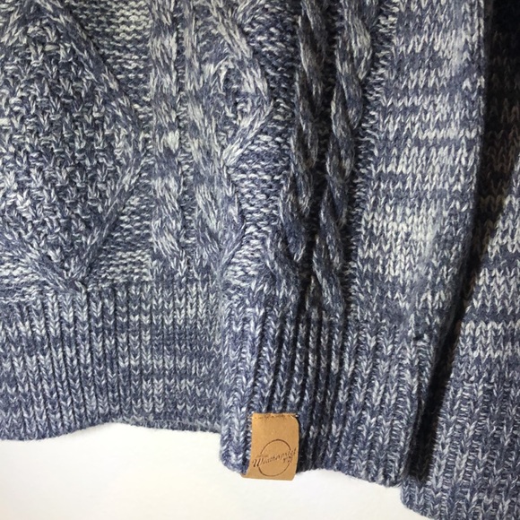 NWT weatherproof vintage knit sweater navy marl - Picture 4 of 5